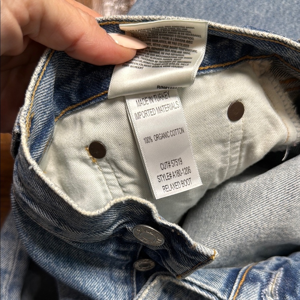 AGOLDE Relaxed Boot Jeans - Organic Cotton | Size 32 - Picture 4 of 7